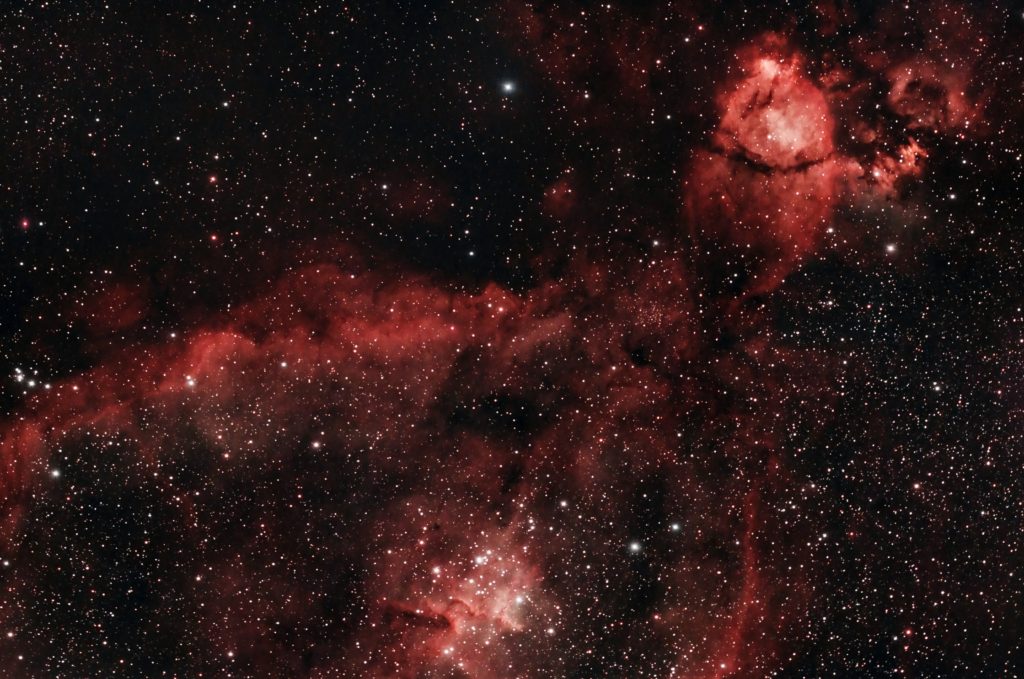 Teil des Herznebels IC1805 aufgenommen mit Celestron RASA 8" - Roman Veith