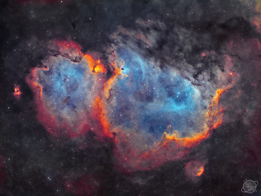 IC 1848 - Soul Nebula aufgenommen mit Celestron RASA 8" - Yannick Akar