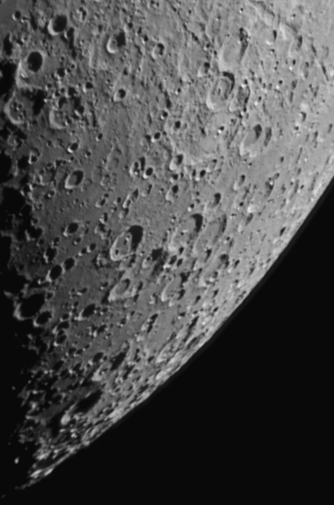 Mond aufgenommen mit Celestron 7" Mak - Tino Fanghänel