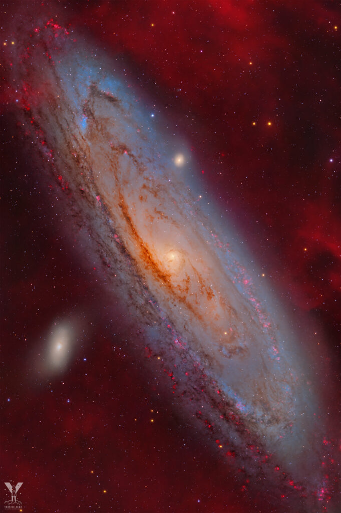 M31 - Clouds of Andromeda aufgenommen mit Celestron RASA 11" - Yannick Akar