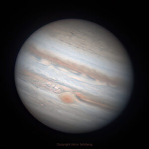 Jupiter+GRF aufgenommen mit Celestron C14 Edge HD - Astro Tafelberg