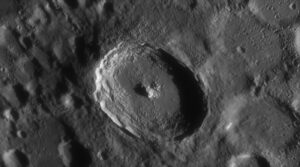 Krater Tycho aufgenommen mit Celestron C14 Edge HD - Astro Tafelberg
