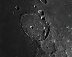 Krater Posidonius im Detail aufgenommen mit Celestron C14 Edge HD - Astro Tafelberg