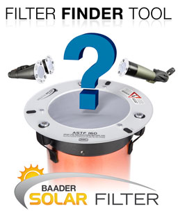 Baader Solar Filter Finder Tool